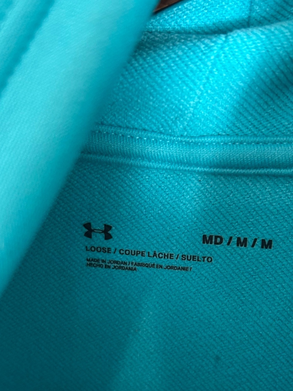 Under Armour Teal Hooded Pullover - Picture 6 of 12
